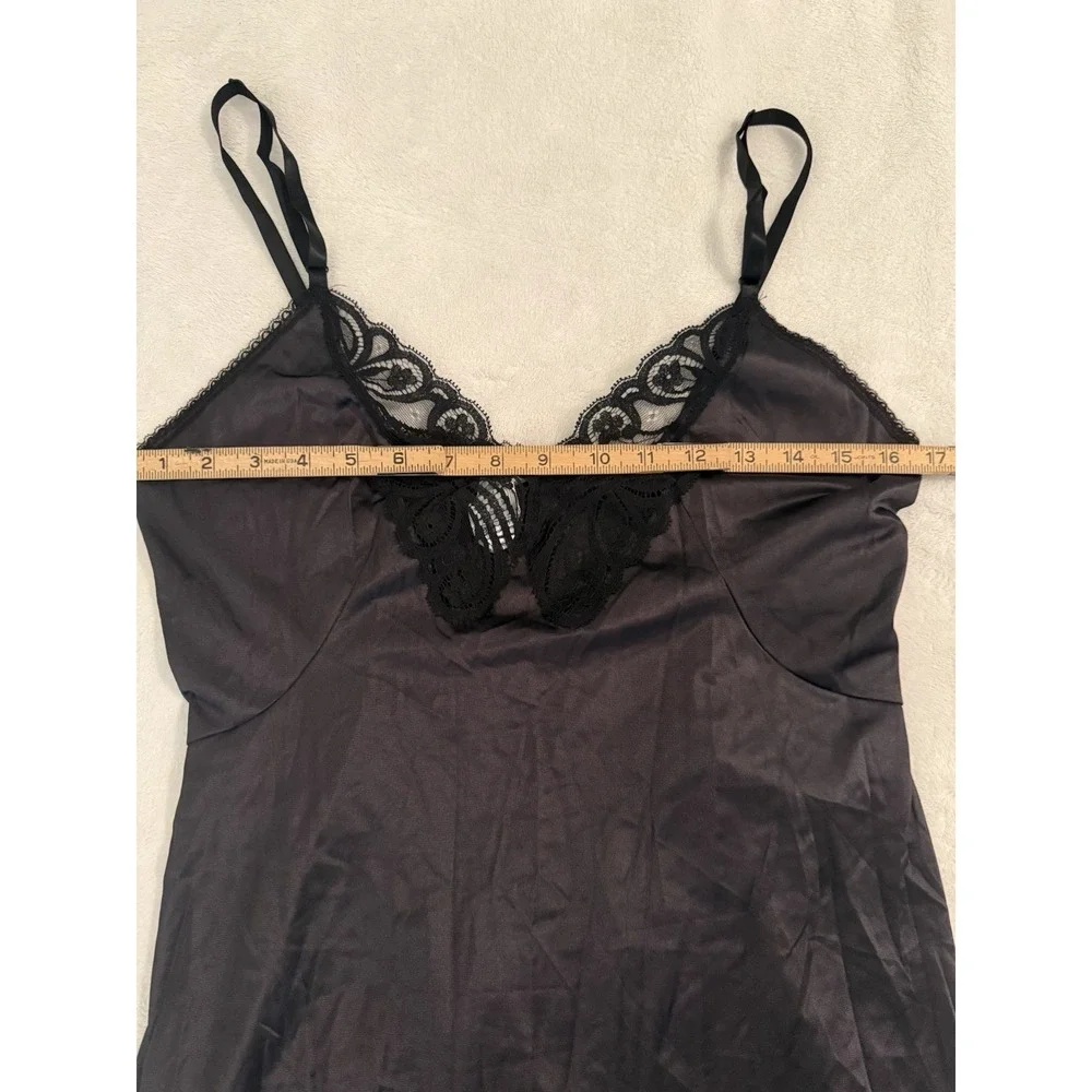 Rare NWT Vintage Lace Trim Babydoll Fairy Grunge Whimsigoth‎ Slip Dress 38 Large - Picture 10 of 13